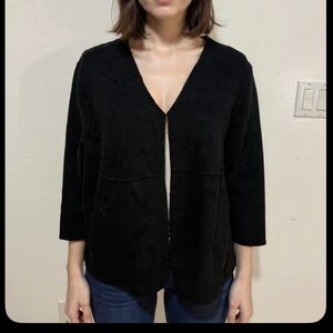 Oscar de la Renta XXL Black Women's Cardigan
